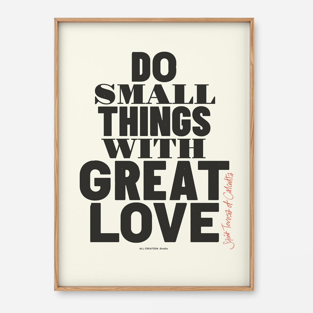 With great Love – Fine art poster