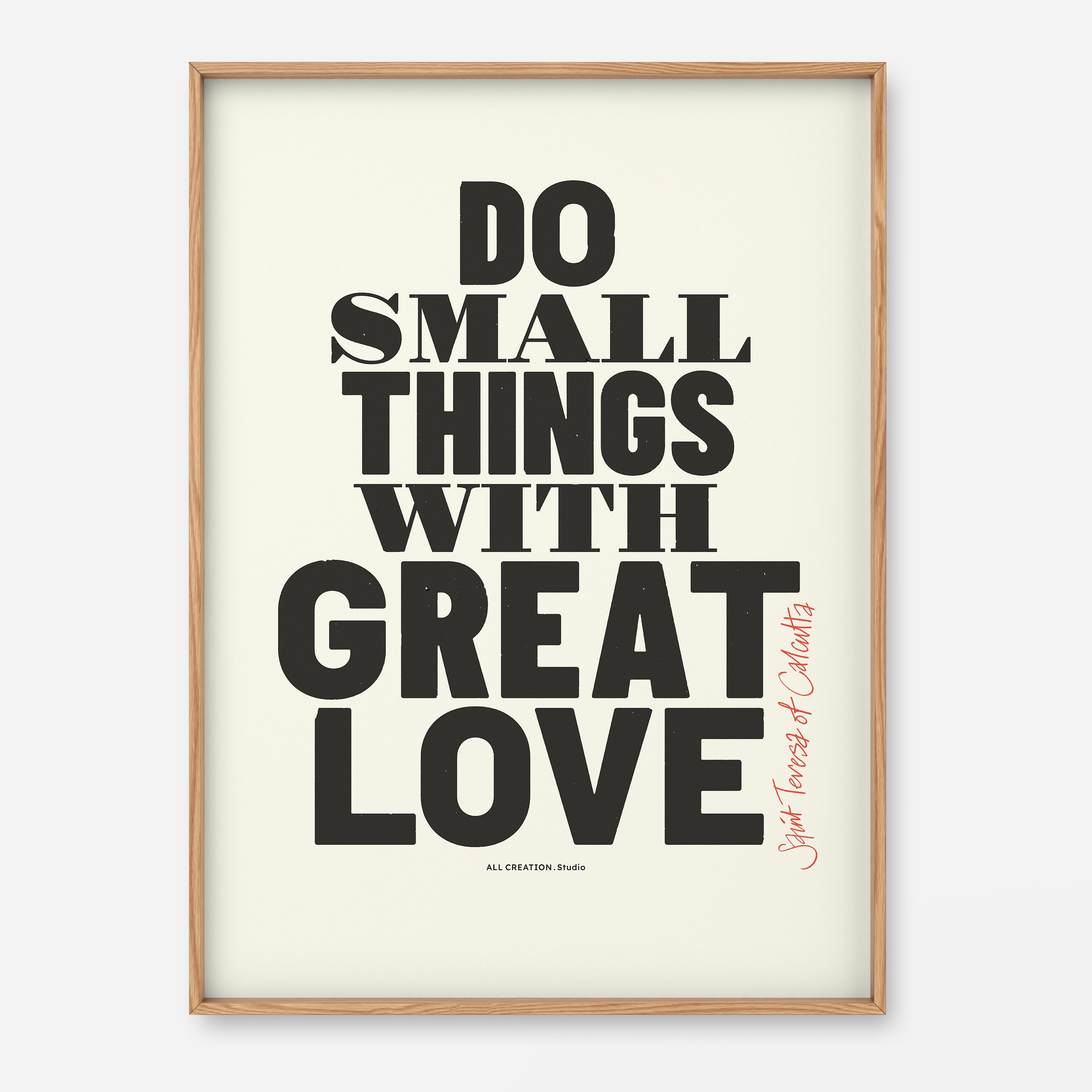 With great Love – Fine art poster